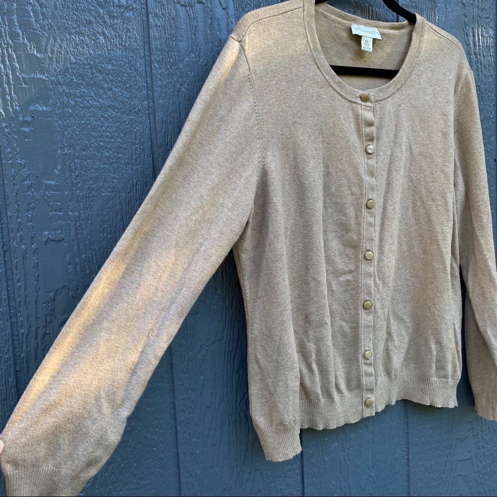 Appleseed's Cardigan Sweater XL - Picture 4 of 7